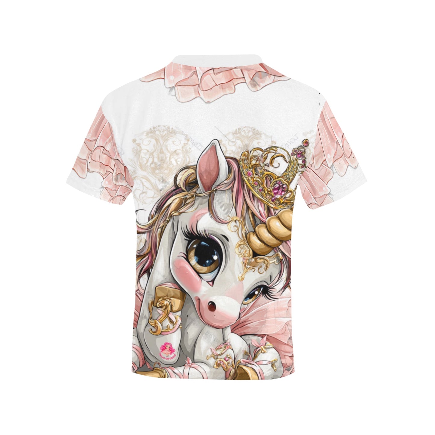Ballet unicorn Kids' All Over Print T-shirt(ModelT65)