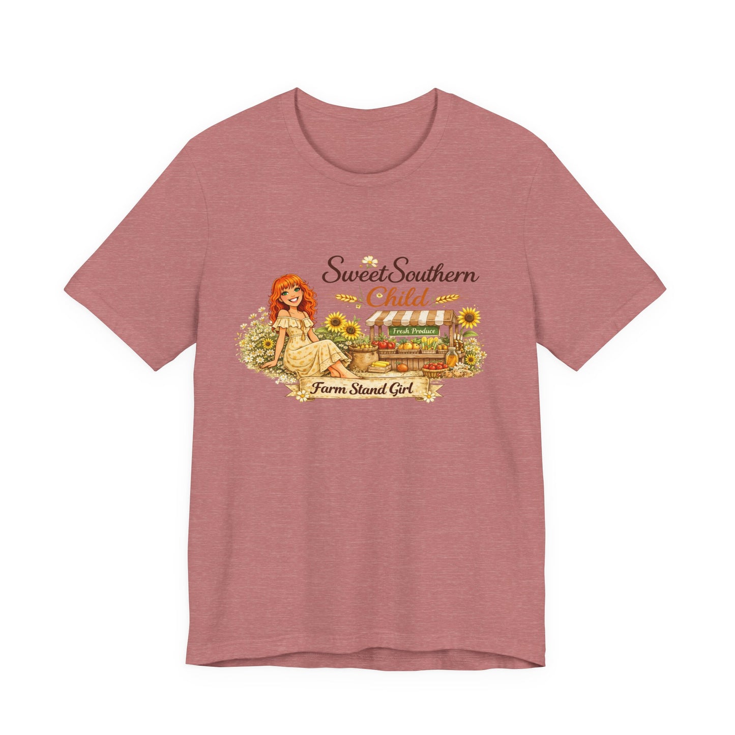 Sweet Southern Child Tee — Farm Sweet Girl Vintage Graphic T-Shirt
