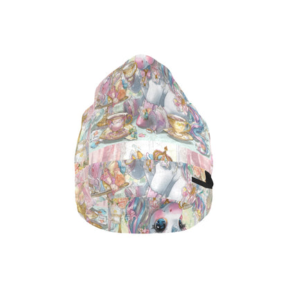 Hello-oh-Dollie unicorn tea party All Over Print Beanie for Kids