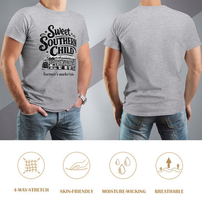 Men's T-shirt 100% cotton farmers Market, babe