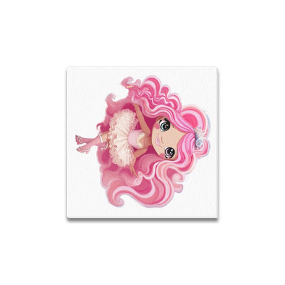 Dollie ballet Frame Canvas Print 12"x12"