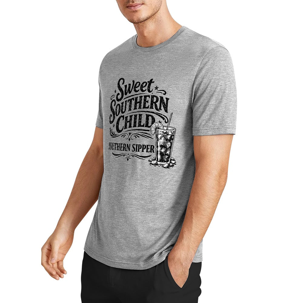 New Pure cotton short sleeved T-shirt southern child Southern sipper
