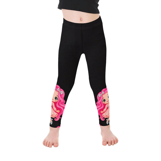 Hello-oh-Dollie All-Over Print Girls Leggings (Model L06)