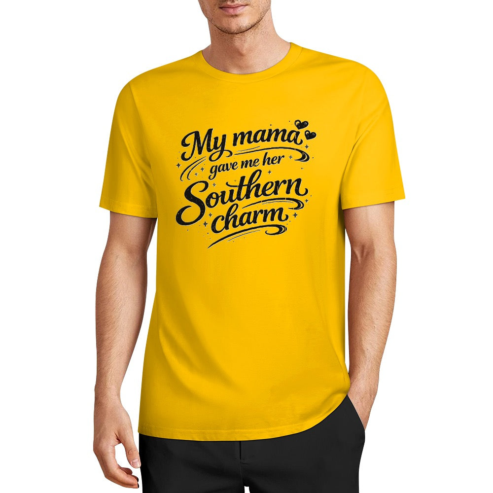 New Pure cotton short sleeved T-shirt I got my charm from