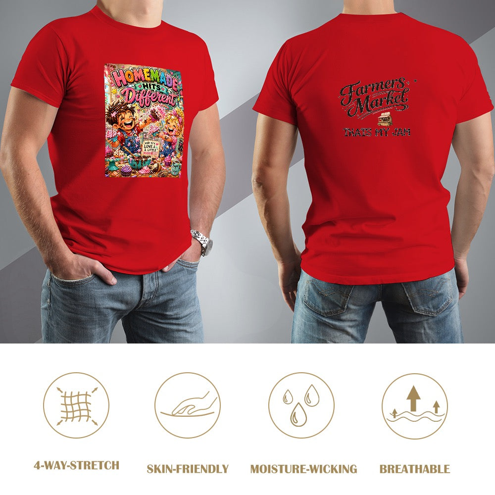 New High quality Men's T-shirt 100% Cotton