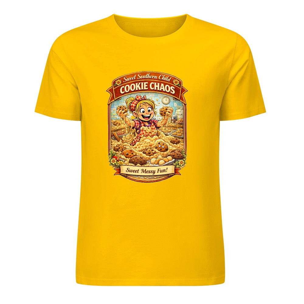 New Pure cotton short sleeved T-shirt Cookie  chaos