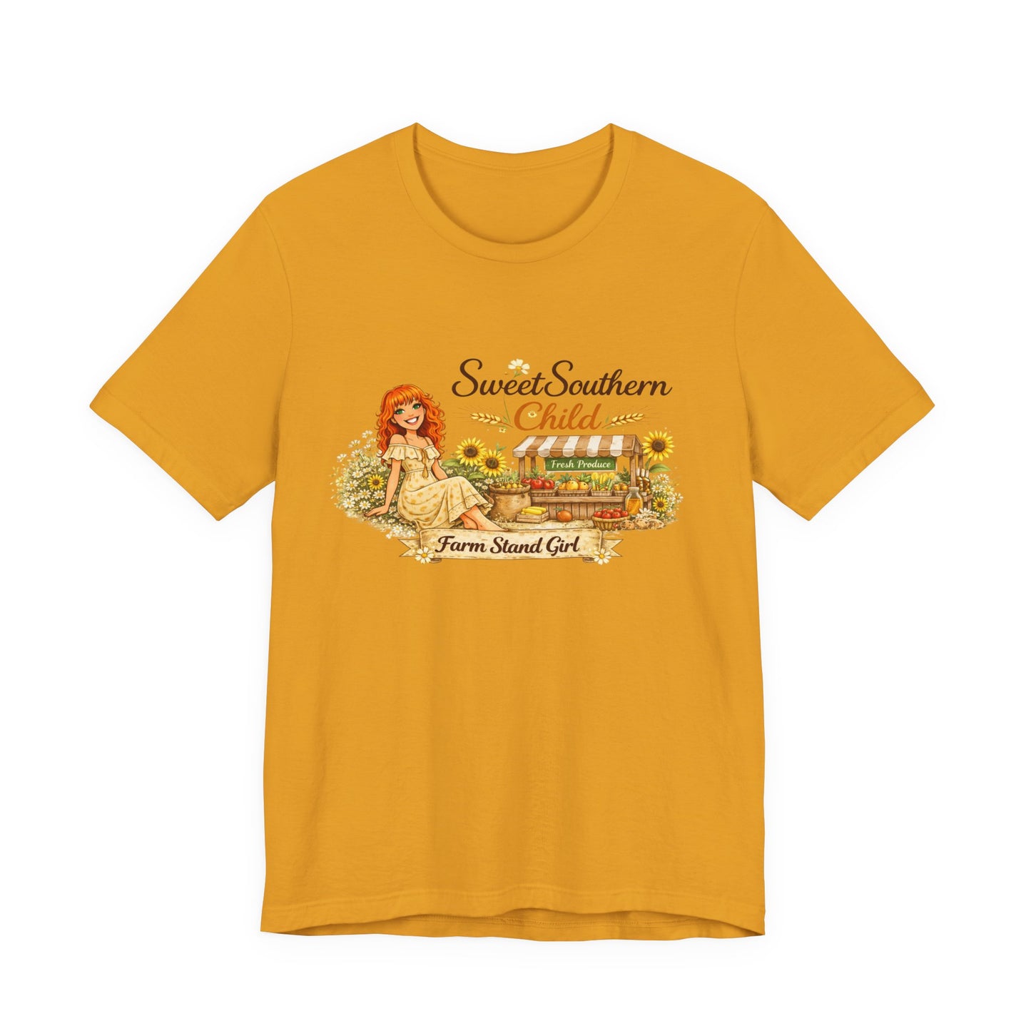 Sweet Southern Child Tee — Farm Sweet Girl Vintage Graphic T-Shirt