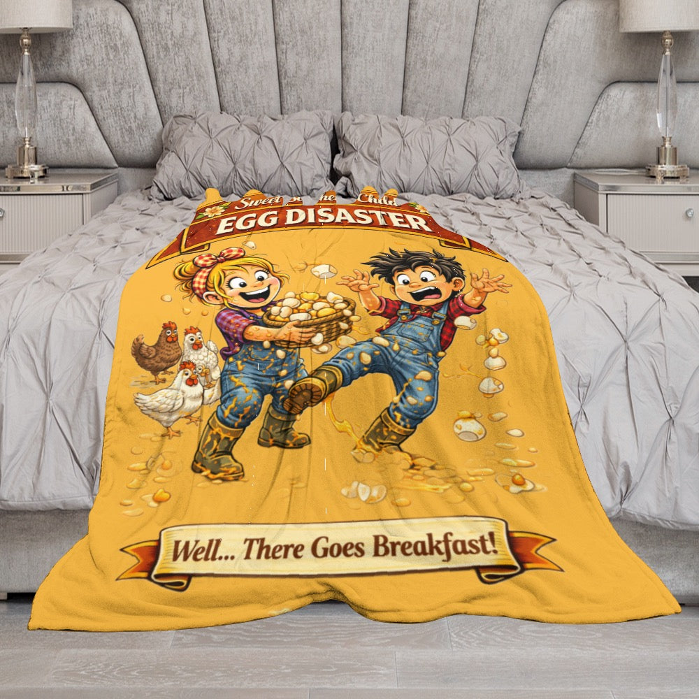 Ultra-Soft Flannel Blanket egg disaster
