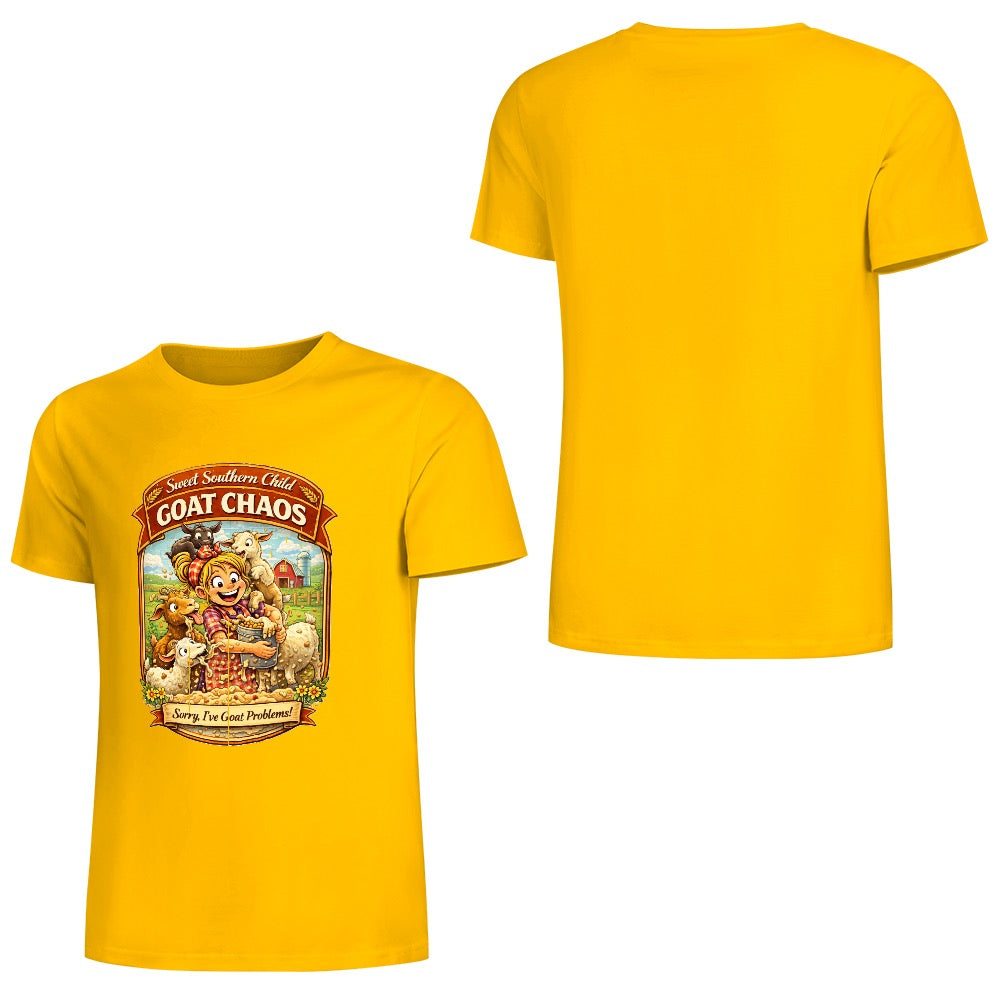New Pure cotton short sleeved T-shirt Go chaos