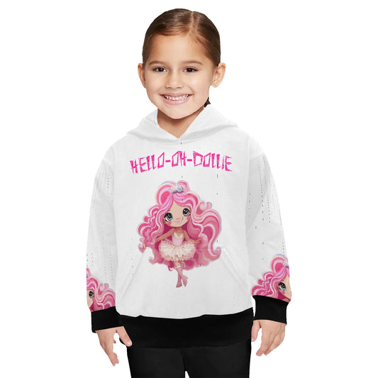 HELLO-OH-DOLLIE Ballet Little Girls' Long Sleeve Hoodie