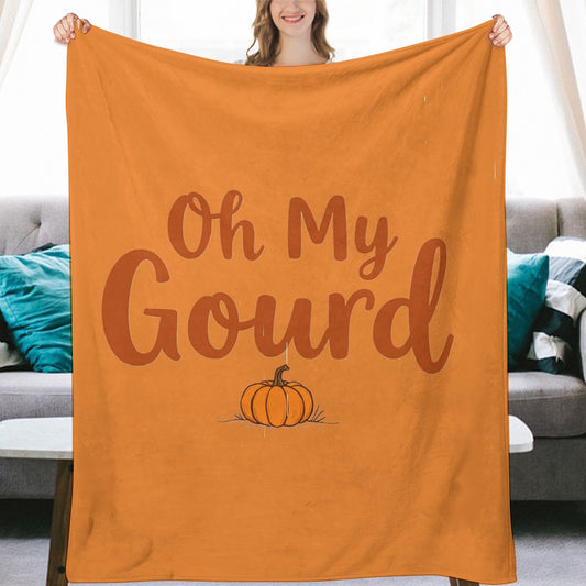 Ultra-Soft Flannel Blanket oh my gourd
