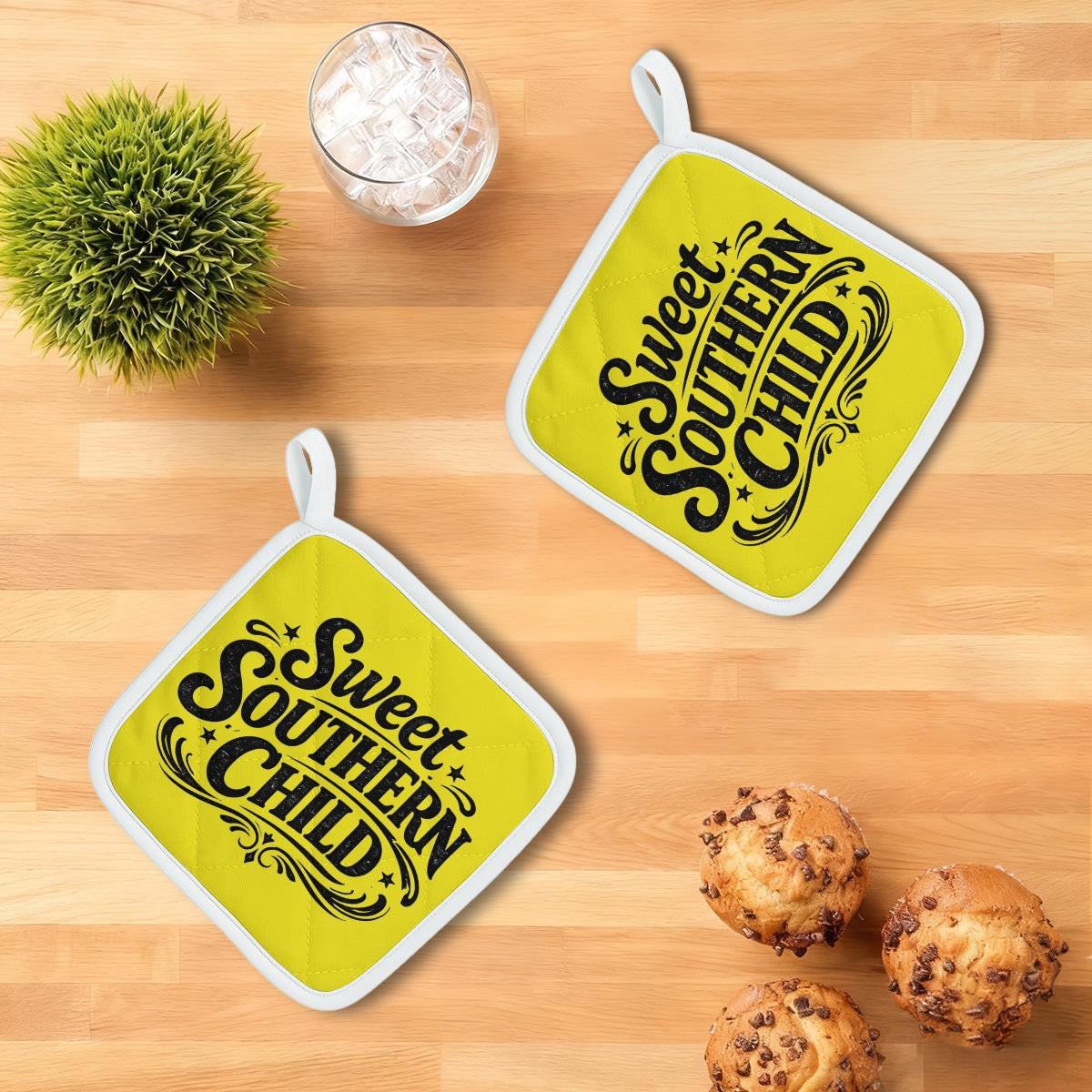 Sweet southern child Heat-Resistant Glove And Pad Sets
