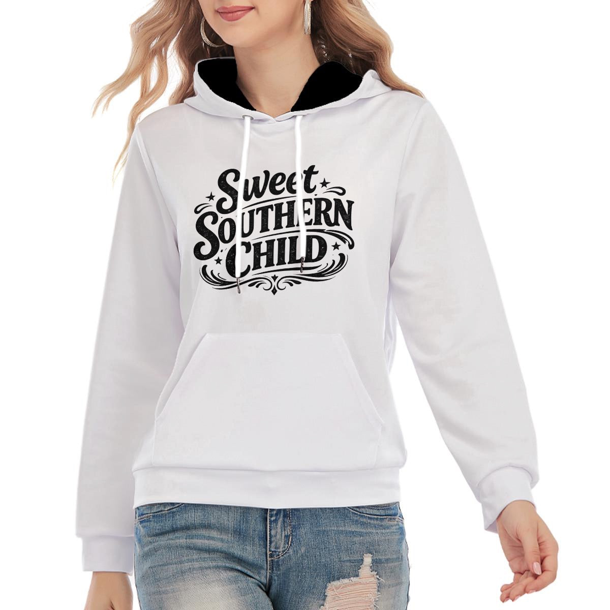 Sweet southern child Pullover Hoodie | Cotton