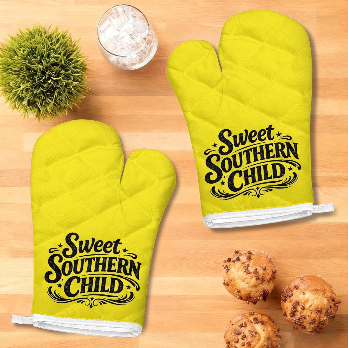 Sweet southern child Heat-Resistant Glove And Pad Sets