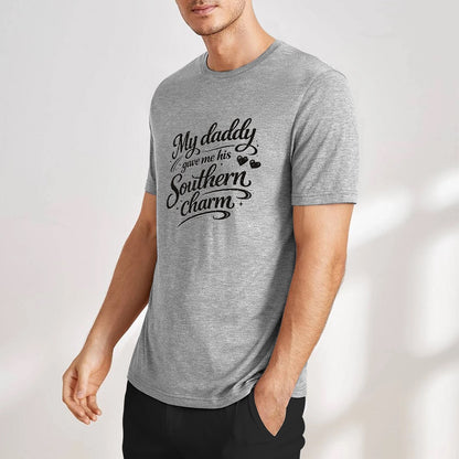 New Pure cotton short sleeved T-shirt I got my charm for my daddy