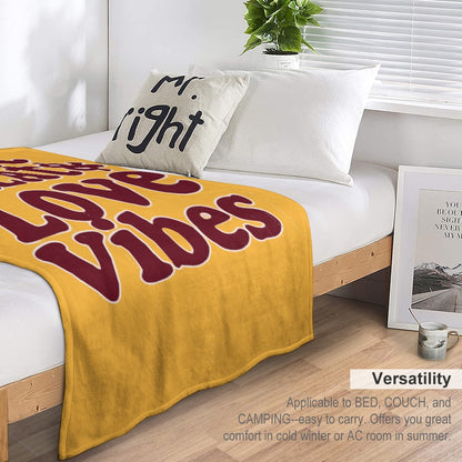 Ultra-Soft Flannel Blanket Sweet treat and love vibes