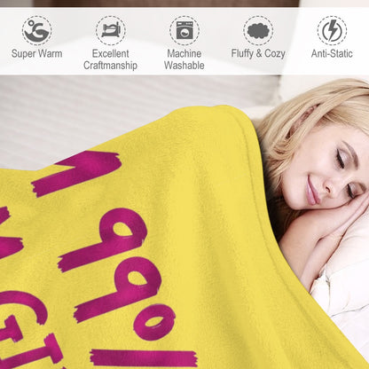 Ultra-Soft Flannel Blanket FARM girl