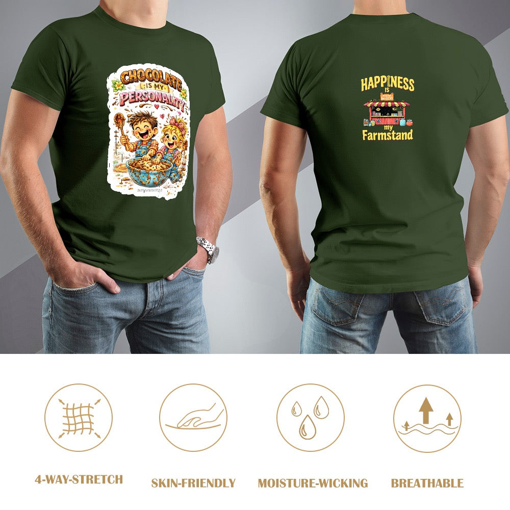 New High quality Men's T-shirt 100% Cotton