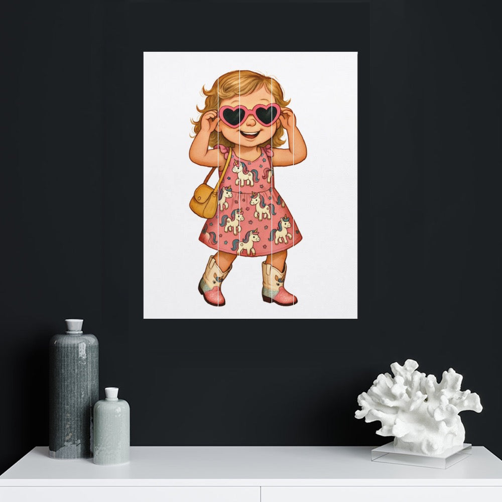Canvas Print Multiple sizes Unframed & Framed (Vertical)