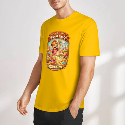 New Pure cotton short sleeved T-shirt Cupcake chaos