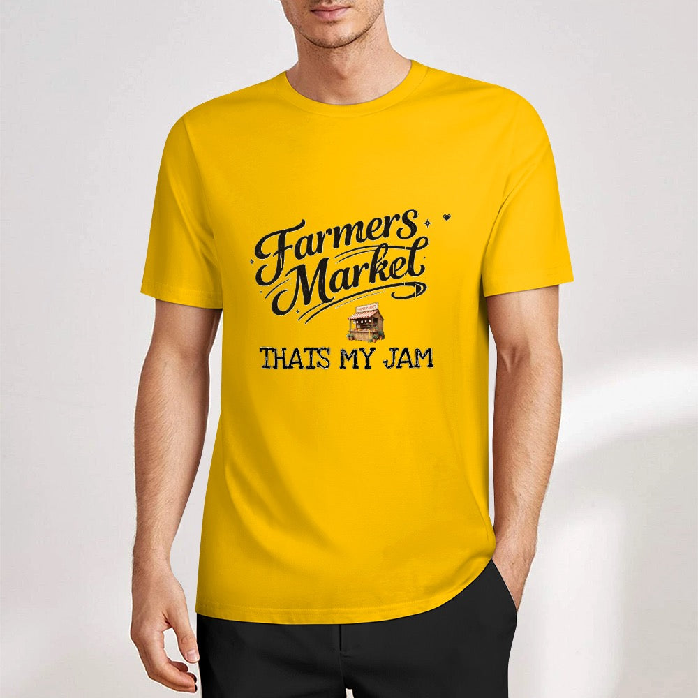 New Pure cotton short sleeved T-shirt Farmers Market that’s my jam
