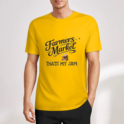 New Pure cotton short sleeved T-shirt Farmers Market that’s my jam
