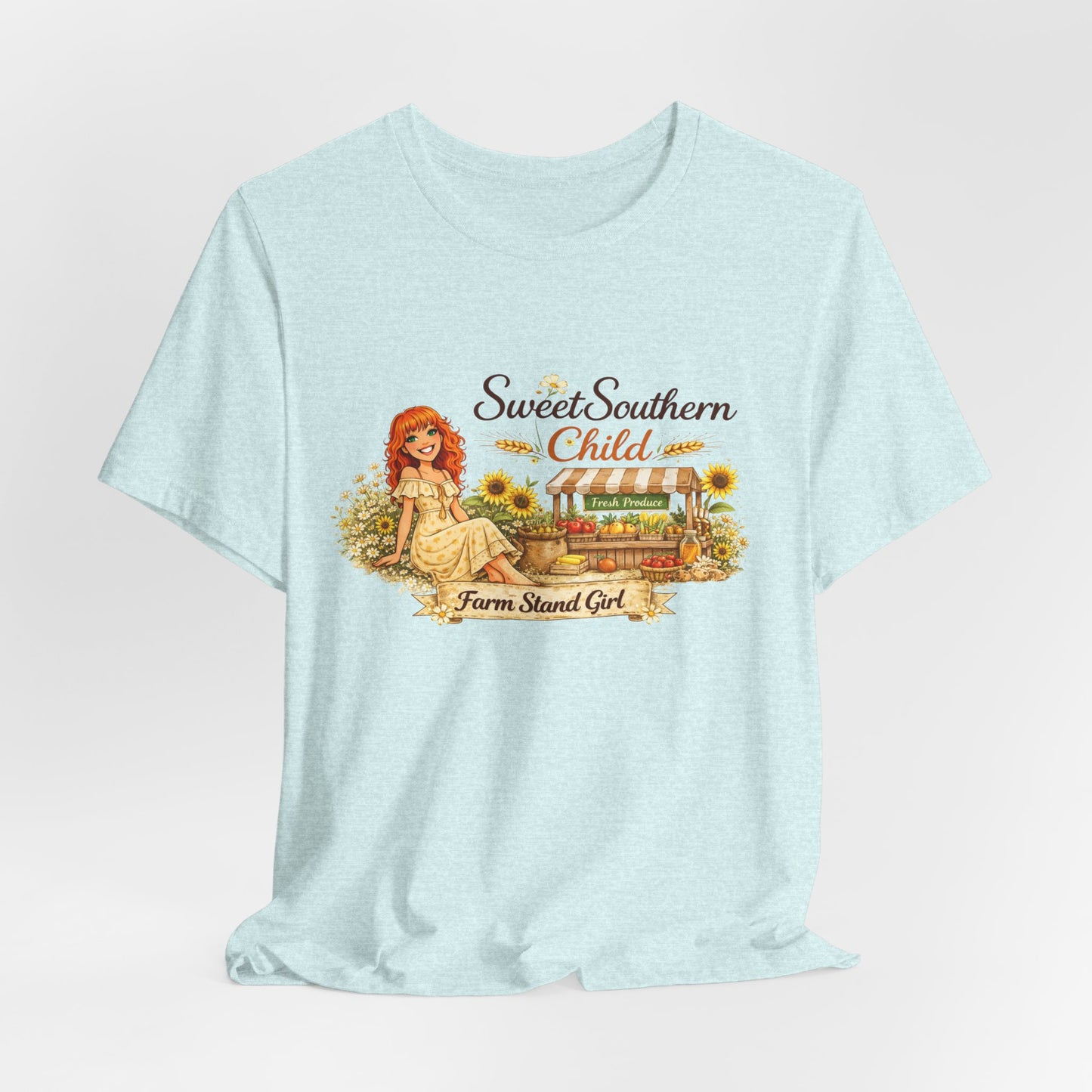 Sweet Southern Child Tee — Farm Sweet Girl Vintage Graphic T-Shirt
