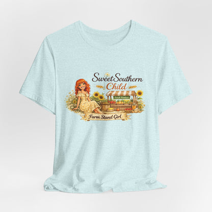 Sweet Southern Child Tee — Farm Sweet Girl Vintage Graphic T-Shirt