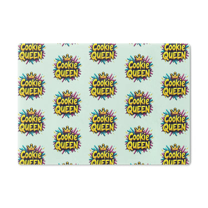 Cookie Queen Cutting Board — Cute Patterned Kitchen Serving Board