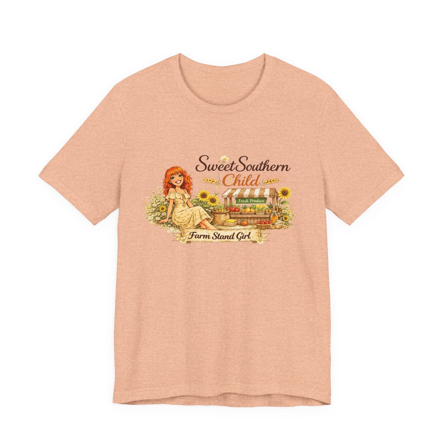Sweet Southern Child Tee — Farm Sweet Girl Vintage Graphic T-Shirt