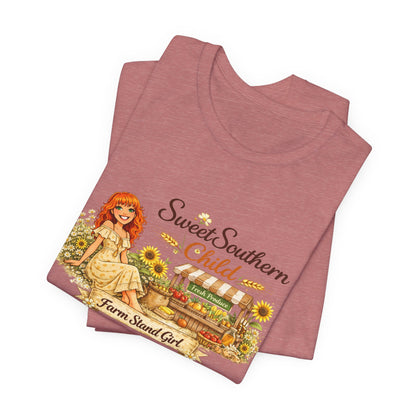 Sweet Southern Child Tee — Farm Sweet Girl Vintage Graphic T-Shirt