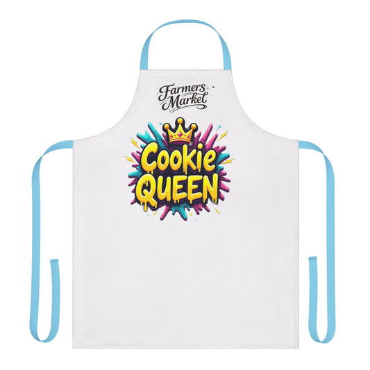 Cookie Queen Apron - Funny Baking Apron for Bakers & Pastry Lovers
