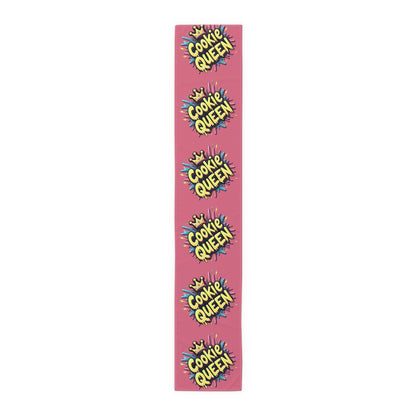 Cookie Queen Table Runner — Colorful Baking-Themed Table Decor