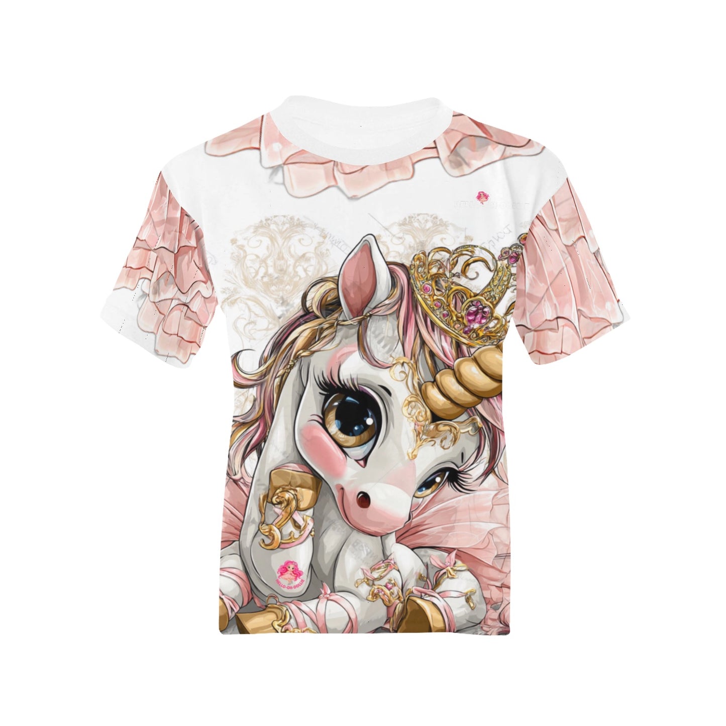 Ballet unicorn Kids' All Over Print T-shirt(ModelT65)
