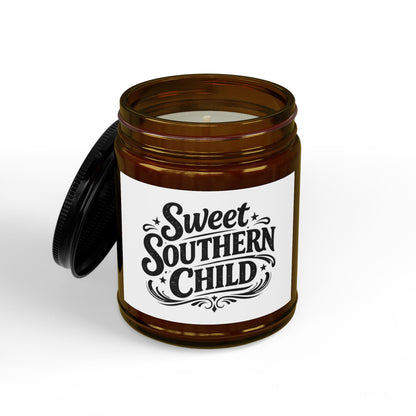 Scented Soy Candles with Black Lid, (4 and 9oz)