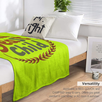 Ultra-Soft Flannel Blanket Wild yeast Child