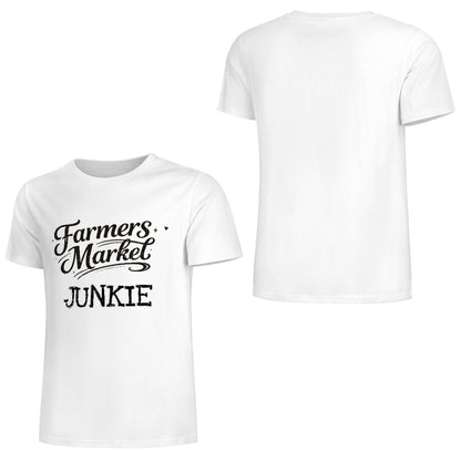 New Pure cotton short sleeved T-shirt Farmers Market junkie