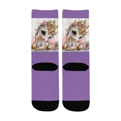 Unicorn Kid's Custom Socks