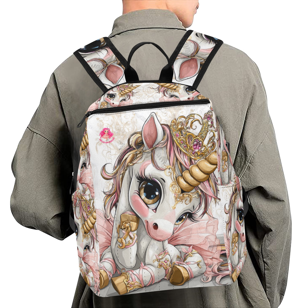 HELLO-OH-DOLLIE UNICORN BALLERINA Lightweight Casual Backpack (1730)