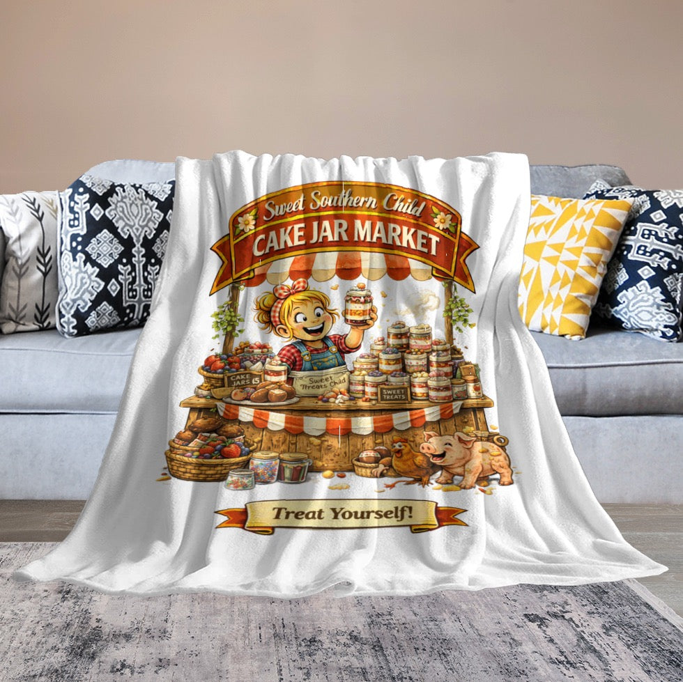 Ultra-Soft Flannel Blanket Cake jar market