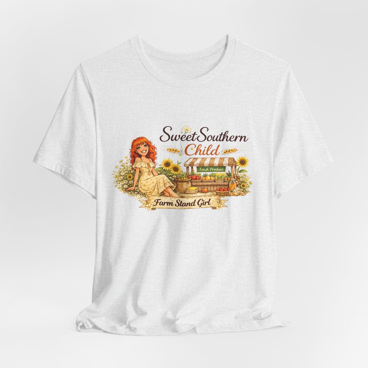Sweet Southern Child Tee — Farm Sweet Girl Vintage Graphic T-Shirt
