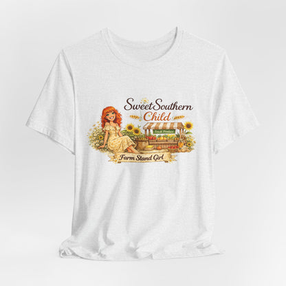 Sweet Southern Child Tee — Farm Sweet Girl Vintage Graphic T-Shirt
