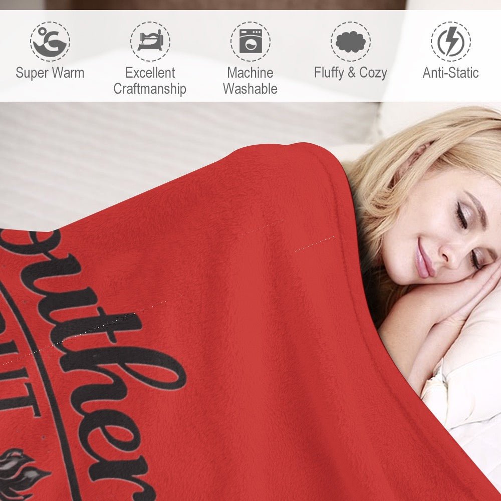 Ultra-Soft Flannel Blanket Southern but spicy