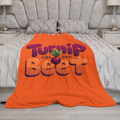 Ultra-Soft Flannel Blanket turnip beet