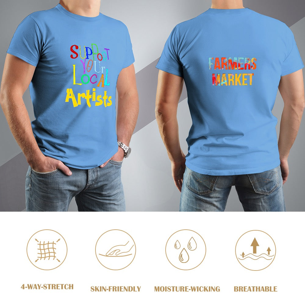 New High quality Men's T-shirt 100% Cotton