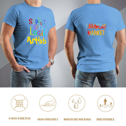 New High quality Men's T-shirt 100% Cotton