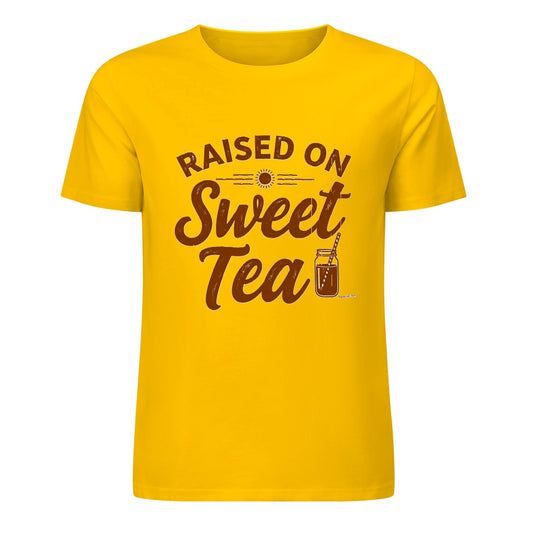 New Pure cotton short sleeved T-shirt raised on sweet tea