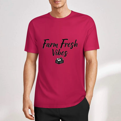 New Pure cotton short sleeved T-shirt FARM fresh vibes
