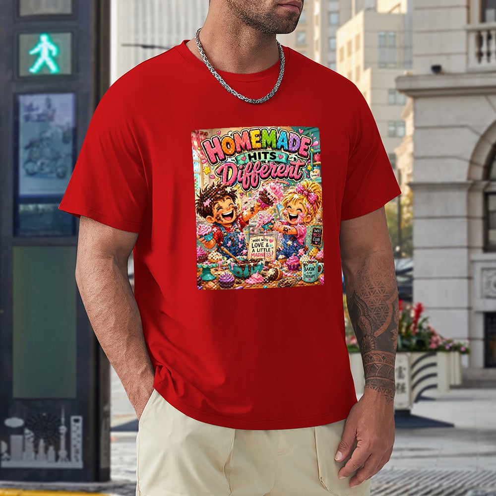 New High quality Men's T-shirt 100% Cotton