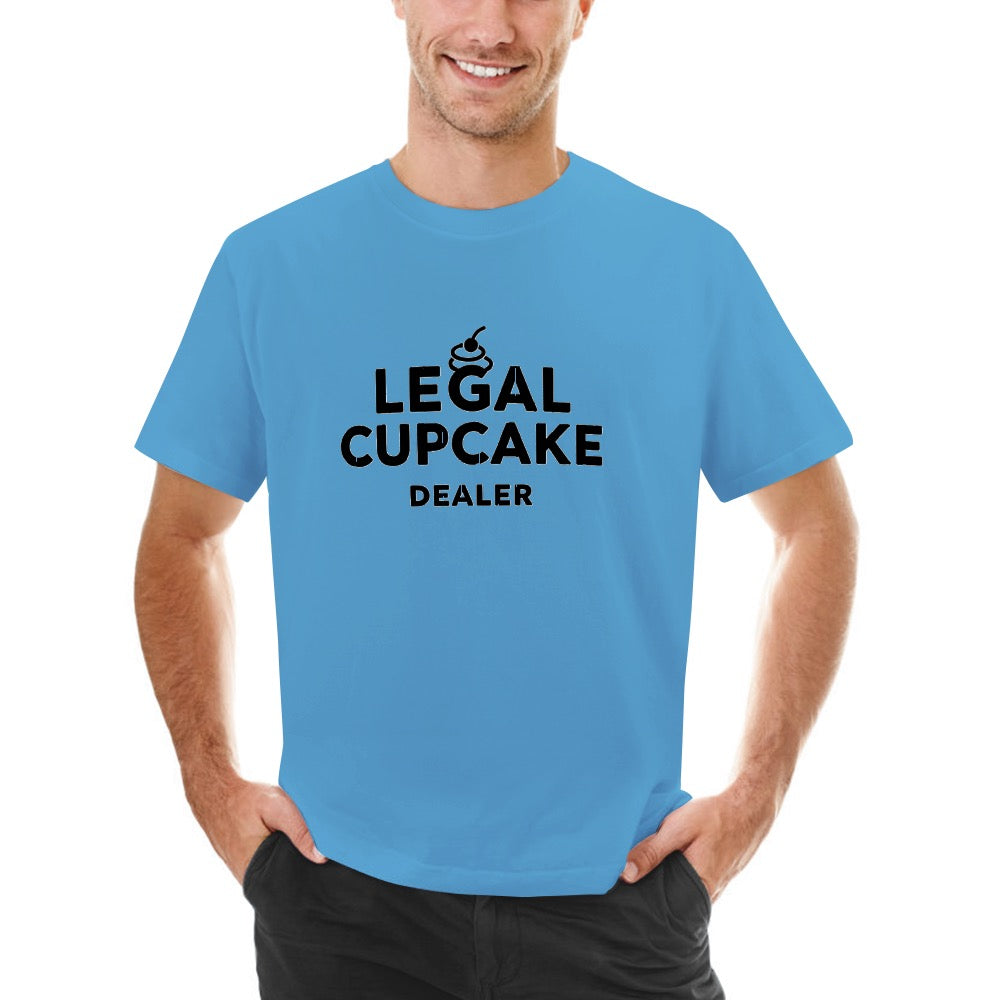 New High quality Men's T-shirt 100% Cotton Legal cupcake dealer
